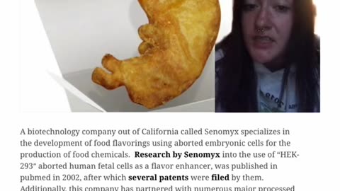 Aborted Human Fetal Cells in Your Food