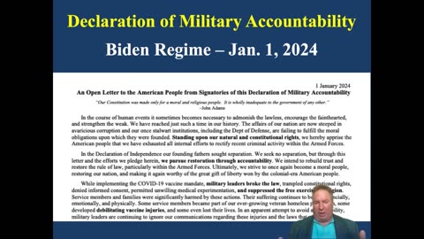 Unrestricted Warfare | "Court Martial Biden Regime" with Brad Miller