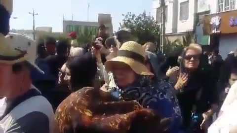 Tourists in Ashura day in Tehran