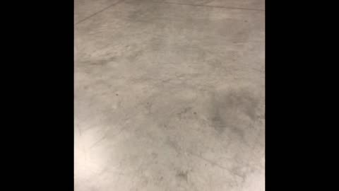 Walking through a warehouse