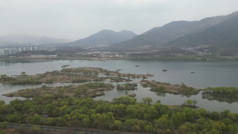 beautiful korean riverside