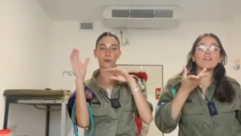 Israeli IDF girls soldiers dancing on trending song