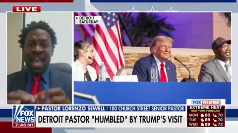 Pastor goes viral after thanking Trump for coming to the 'hood' Fox News