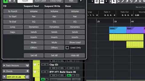 Cubase Keyboard Shortcuts