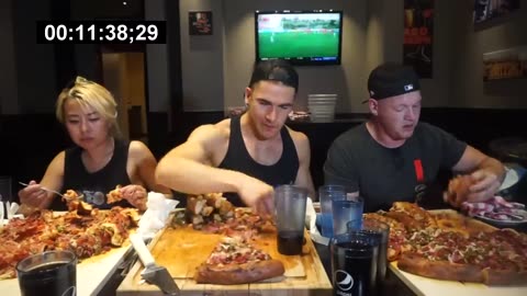SPICY🍕 HELL PIZZA CHALLENGE! Las Vegas Food Challenge | Craziest Pizza Ever | Man Vs Food🍕