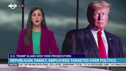 Daily Top live News | US: TRUMP SLAMS NEW YORK PROSECUTORS Indus News