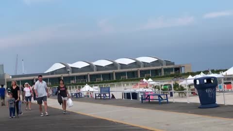 Wildwood boardwalk -the beginning