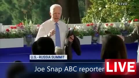 Biden snaps at ABC reporter Kaitlin Collins for asking question.