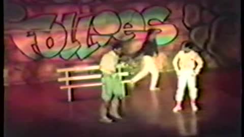 02 - Seward Park High School Talent Show 1984 or 1985 or 1986 Break Dance Breakin Breakdance 80's