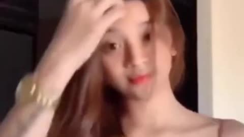 Sexy and beautiful pilipina doing tik tok challenge