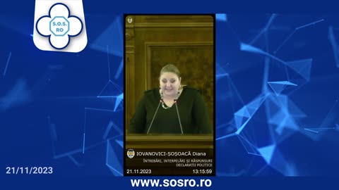 2023/11/21 - Diana Iovanovici-Șoșoacă - Întrebări, interpelări, și declarații politice