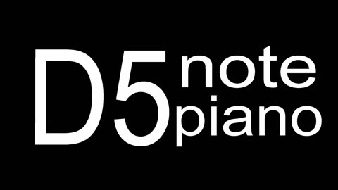 D5 Piano Note