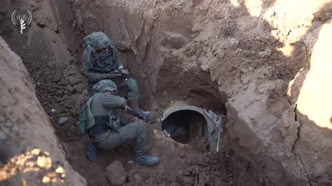 IDF Engineers Deal with Hamas tunnels in Gaza