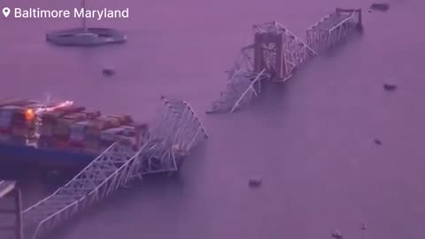 Cargo Ship Crashes Into Baltimore's Francis Scott Key Bridge; Search & Rescue Underway