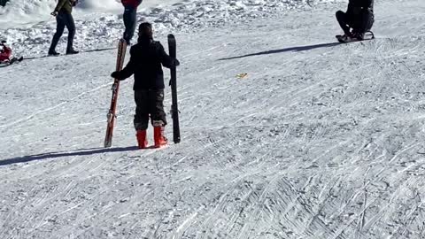 Downhill Sledding Ruins People's Walk