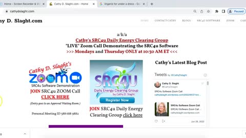 SRC4U Software Zoom Call 7.4.2022 by Cathy D. Slaght