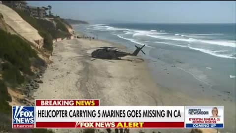 us helicopter carrying 5 marines goes missing in california video