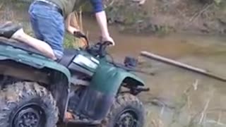 350 honda rancher and 400 yamaha big bear cross deep creek