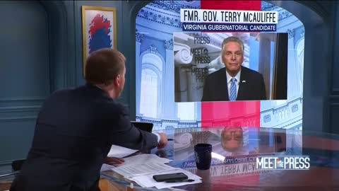 Terry McAuliffe: “Everybody clapped when I said" parents should not be in charge of their kids’ education