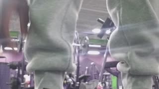 Gym video working out
