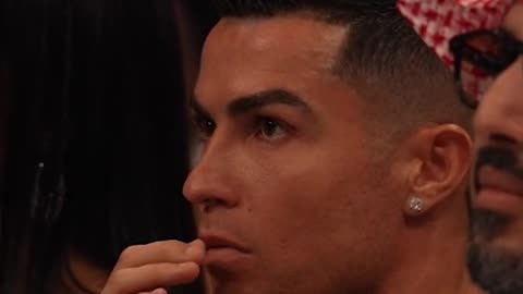 Cristiano Ronaldo reaction when Tyson Fury weathered the Francis Ngannou storm!