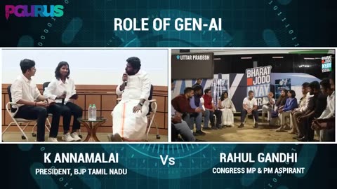 #Viral • K Annamalai vs Rahul Gandhi • Role of Gen AI • Who Explained it Better You Decide