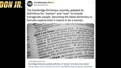 The Dictionary Definition of "Woman" Has Officially Changed - OMG...