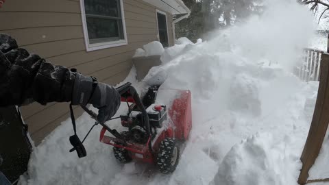 Insane amount of snow after storm!