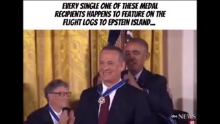 Politics - Obama Awards Medals To Elite Pedopholiles On Jeffrey Epstein Flight Logs