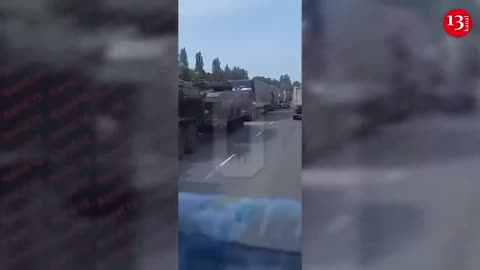 Images of large “Wagner" column moving on road connecting Moscow to Rostov
