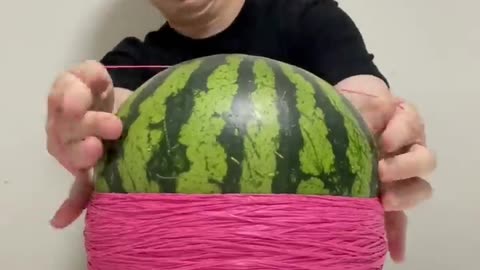 Watermelon Rubber band hack!