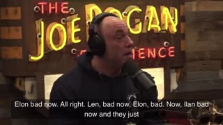 Joe Rogan discusses how left wing media created a Elon Musk “bad now” narrative