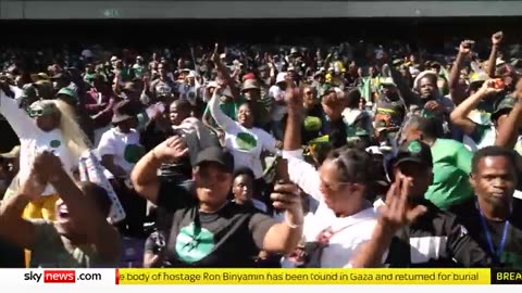 South Africa_ Jacob Zuma thrills crowds at rally in his former party's heartlands Sky News