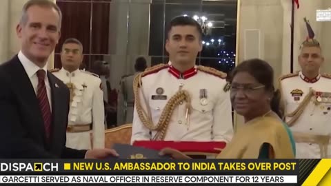 New US Ambassador to India presents his credentials to President Draupadi Murmu