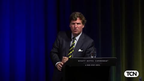 Watch Tucker ABSOLUTELY wipe the floor with the Australian legacy media in Canberra.