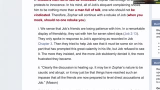 JOB 11- "JOB IS REBUKED BY HIS FRIEND ZOPHAR" - Evening Bible Study