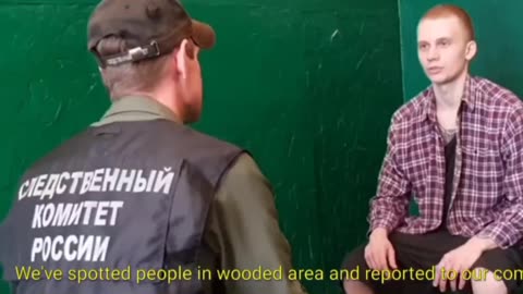 Ukrainian prisoner confess to war crimes in Mariupol