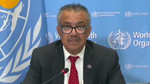 WHO's criminal Tedros claims covid cases are increasing