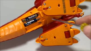 How to Replace the Batteries in a Robo Alive Ferocious Fire Dragon Robotic Toy