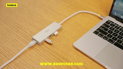 Hub USB C 4 em 1 PortalJoy Baseus
