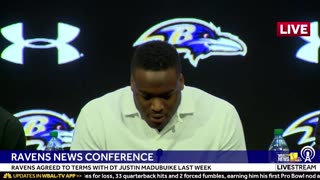 Justin Madubuike Full Contract Extension Press Conference | Baltimore Ravens
