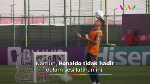 Pilih Gym Bareng Tim Inti, Ronaldo Gengsi