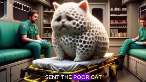 Cute cat gets the new virus