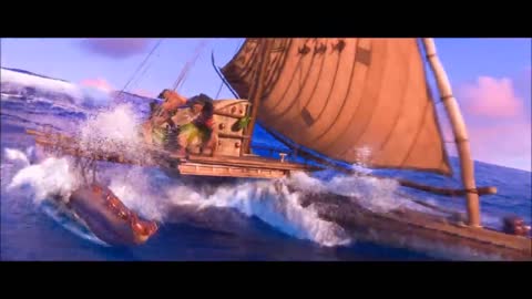 Moana - We Know the Way [Audio Version with Movie Scene + Lyrics on subtitles] HD