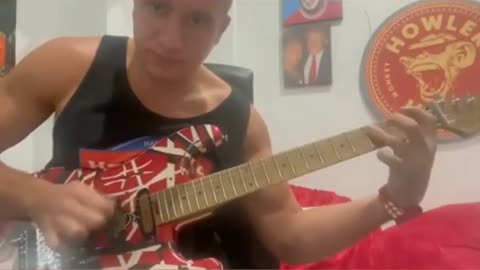 SteveWillDoIt Playing Electric Guitar