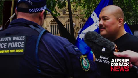 NSW AU: Police Deem 'Certain' flags OFFENSIVE During Sydney's March for Neutrality