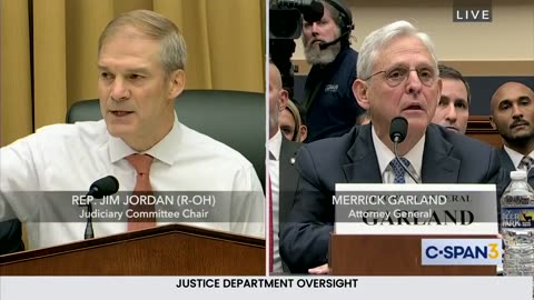 Jim Jordan SLAMS AG Garland For MASSIVE Blatant Lie