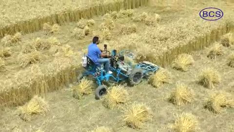 agriculture 4 wheeler reaper binder