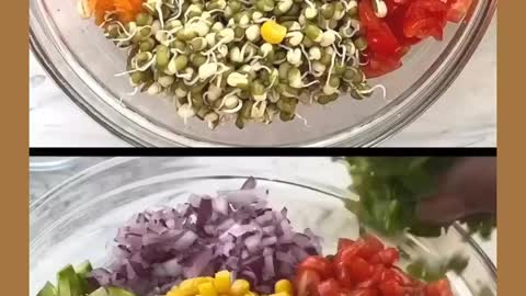 Ever green salad for weight loss transformation and motivation