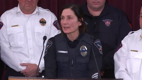 Burnsville Holds Press Conference after Gunman Slays Three First Responders